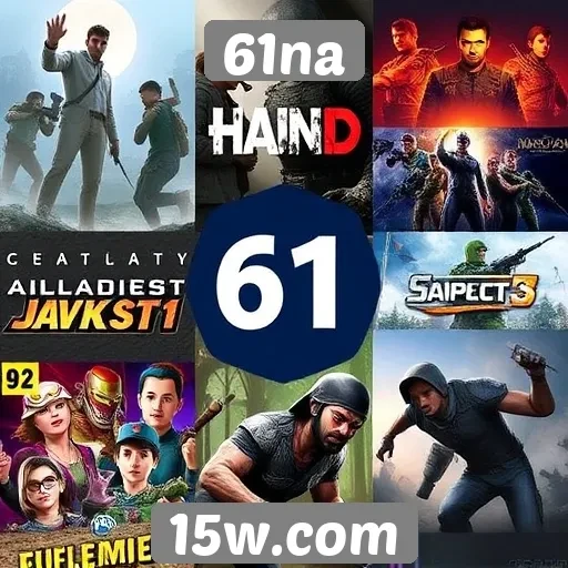 Avaliação da biblioteca de jogos disponíveis em 61na
